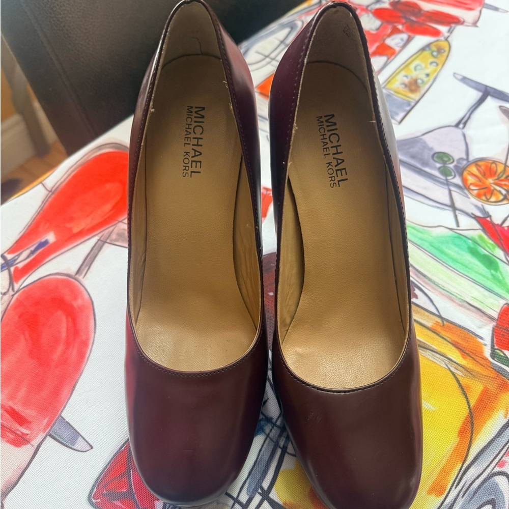 Michael Kors Deep Burgundy Heels